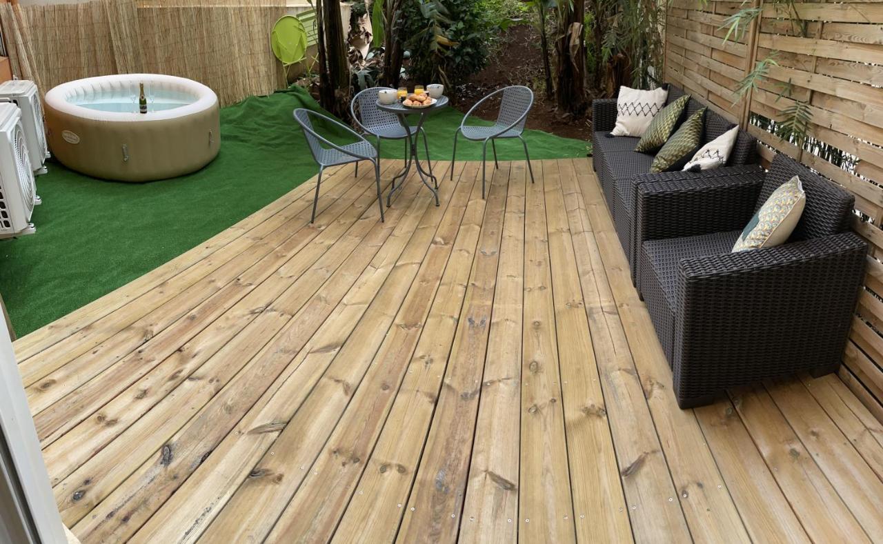 Nouveauté - L'Oasis - T3 - 70 M2 - Jacuzzi Saint-Denis Extérieur photo